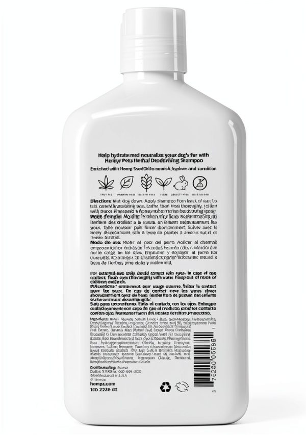 Hempz Petz Dog Shampoo Deodorizing Herbal Coat Care-1