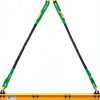 Yellow Lifting Aluminum Spreader Bar 2 Ton Capacity Hoist-0