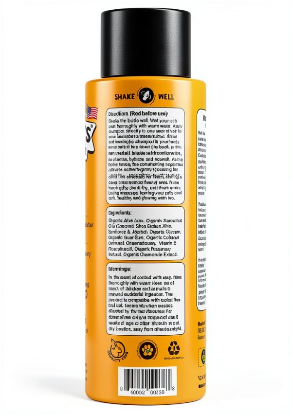Petsmont Pet Shampoo Conditioner Sensitive Skin Formula-4