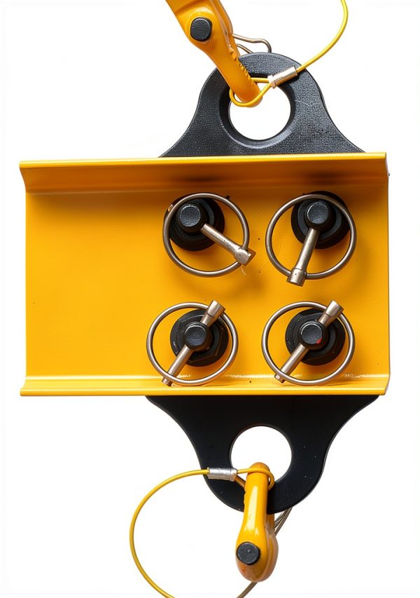 Yellow Lifting Aluminum Spreader Bar 2 Ton Capacity Hoist-2