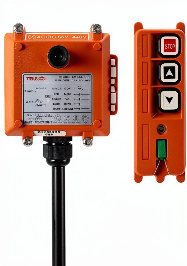 UTING F21-2S Hoist Remote Control Aluminum Red Industrial-0