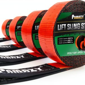 PAMAZY Heavy Duty Lift Sling Straps Polyester 18800 lbs-0