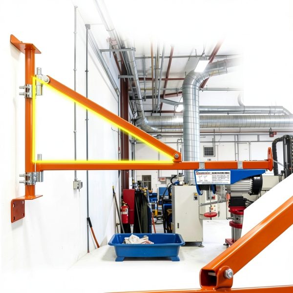 SISHUN Wall Mount Jib Crane Heavy Duty 660LBS Load Capacity-4