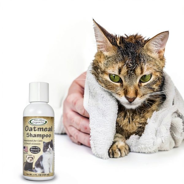 Mad About Organics Oatmeal Cat Shampoo Gentle pH Balanced-2