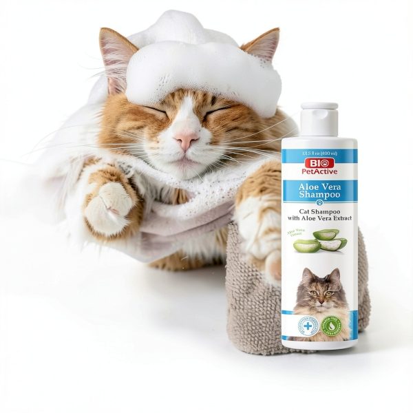 Bio PetActive Cat Shampoo Aloe Vera Sensitive Skin-2