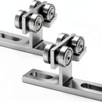 BIHOMIFI Steel Trolley Roller Universal Fit Industrial Hoist-0