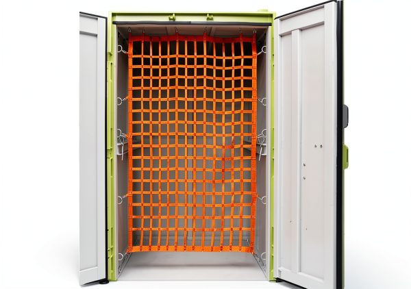 Earthtec Lifting Net Orange Nylon 1500lb Capacity Hoist-2
