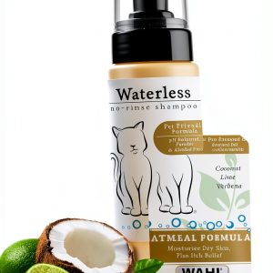 Wahl Cat Shampoo Oatmeal No Rinse pH Balanced Formula-0