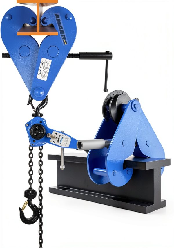 Amarite Beam Clamp Carbon Steel 2200lbs Hoist Accessory-2