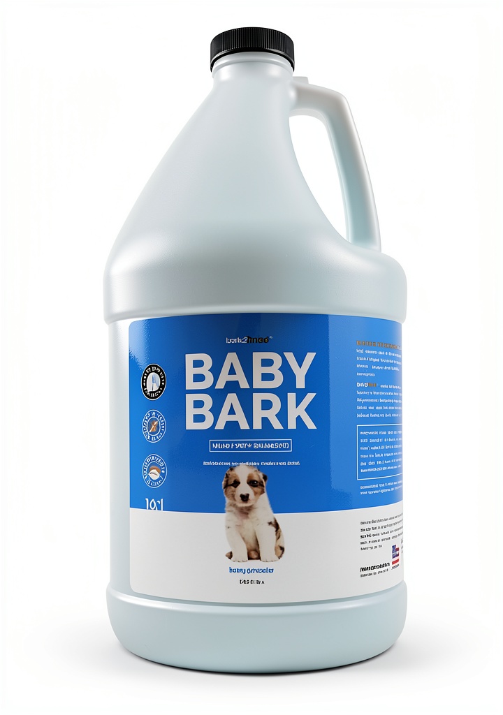 Senproco dog shampoo bottle with gentle formula for puppies