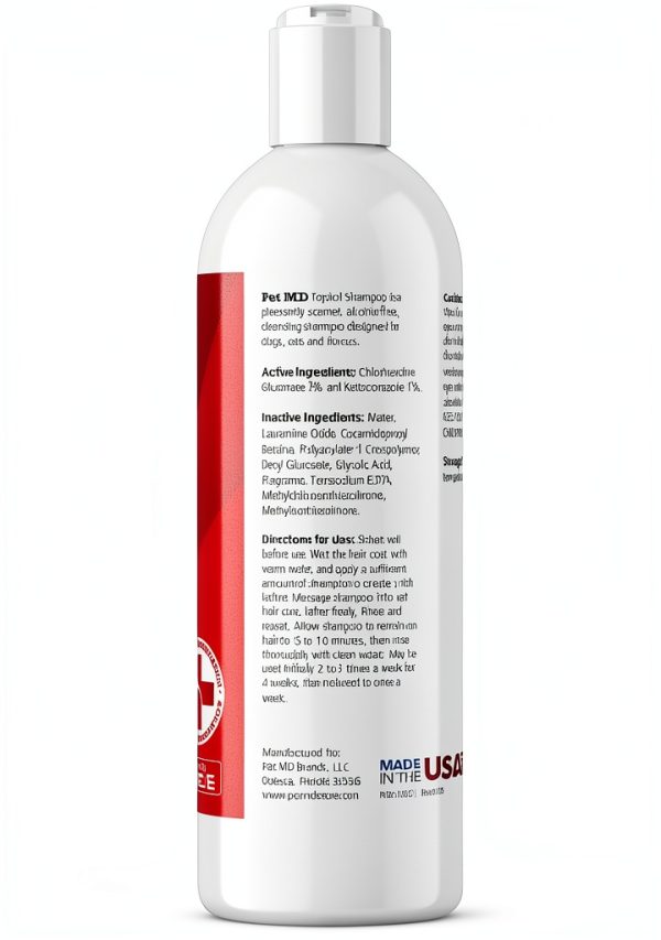 Pet MD Shampoo Gentle Formula for Dogs Cats Horses-5