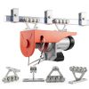 SZZTUL 8 Wheel Hoist Trolley 2200 lbs Capacity Steel Roller-6