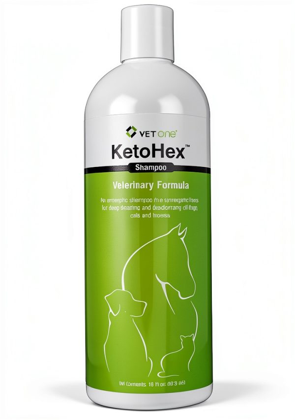 VetOne KetoHex Shampoo Antifungal Itch Relief for Pets-0