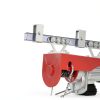 SZZTUL 8 Wheel Hoist Trolley 2200 lbs Capacity Steel Roller-4