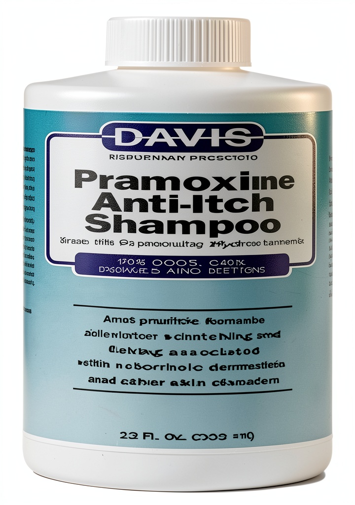 Davis Cat Shampoo bottle with oatmeal formula displayed on a shelf