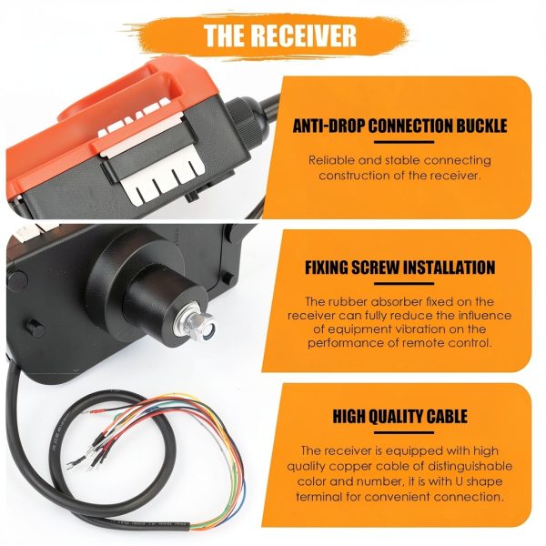 NEWTRY Crane Remote Control Wireless 100m Range Nylon Case-1