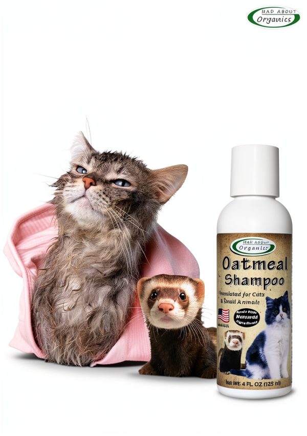 Mad About Organics Oatmeal Cat Shampoo Gentle pH Balanced-3