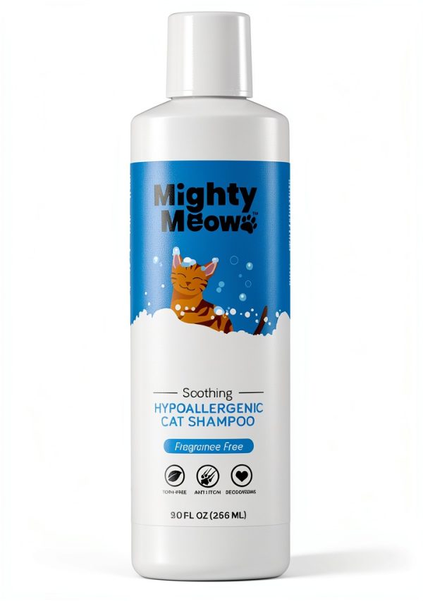 Mighty Meow Cat Shampoo Hypoallergenic Sulfate Free-0
