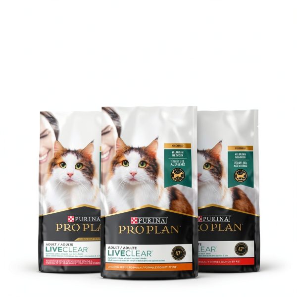 Purina LIVECLEAR Dry Cat Shampoo Rinse Free Allergen-3