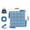 FITHOIST Polyester Lifting Net Straps Blue 4.92x4.92ft-2