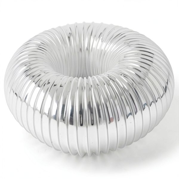 4in x 50ft PVC Dust Collection Hose by Elecoman – Clear Steel Clamps-4