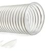 4" x 10' PVC Dust Collection Hose ODDMUCK Clear 4in Hose with 4 Clamps-1