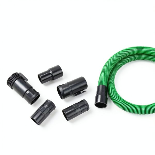 WS25020A Replacement Vacuum Hose, 2-1/2-inch x 7-feet Dual-Flex Locking Shop Vac Hose for Wet Dry Shop Vacuum Cleaners,with 6 Fittings Fits Most Vacuum Cleaners-5