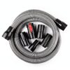 WORKSHOP Wet/Dry Vac Contractor Hose 1-7/8" x 10 ft Heavy‑Duty Plastic-2