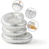 PVC Dust Collection Hose 2-1/2 x10 ft Yaomiao with Steel Clamps-5