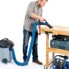 Dust Right 2.5'' Shop Vac Hose Kit Blue 2-1/2” Expandable up to 12 ft-4