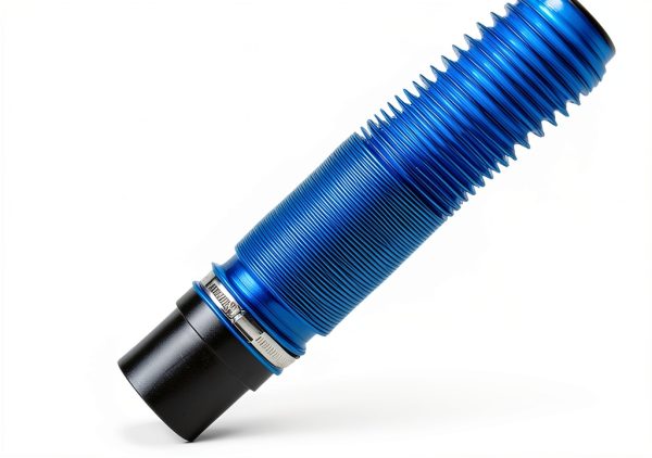 Dust Right 2.5'' Shop Vac Hose Kit Blue 2-1/2” Expandable up to 12 ft-0