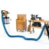 Rockler 4" Dust Collection Hose - Expandable 14ft Blue Vinyl Flex Hose-1