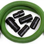 WS25020A Replacement Vacuum Hose, 2-1/2-inch x 7-feet Dual-Flex Locking Shop Vac Hose for Wet Dry Shop Vacuum Cleaners,with 6 Fittings Fits Most Vacuum Cleaners-0