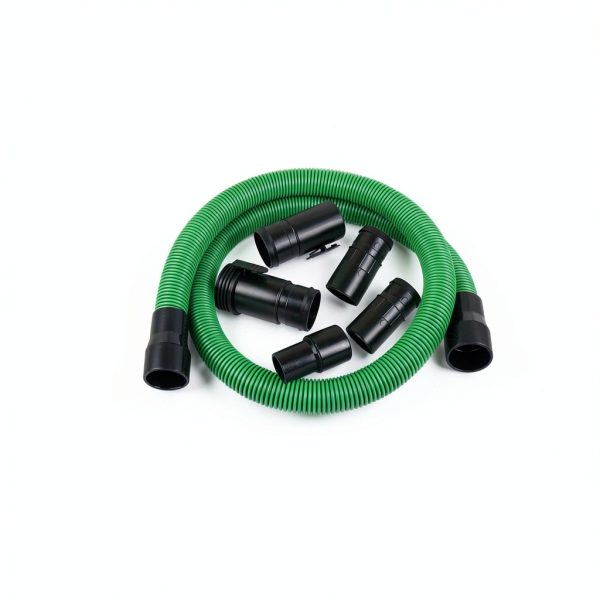 WS25020A Replacement Vacuum Hose, 2-1/2-inch x 7-feet Dual-Flex Locking Shop Vac Hose for Wet Dry Shop Vacuum Cleaners,with 6 Fittings Fits Most Vacuum Cleaners-4