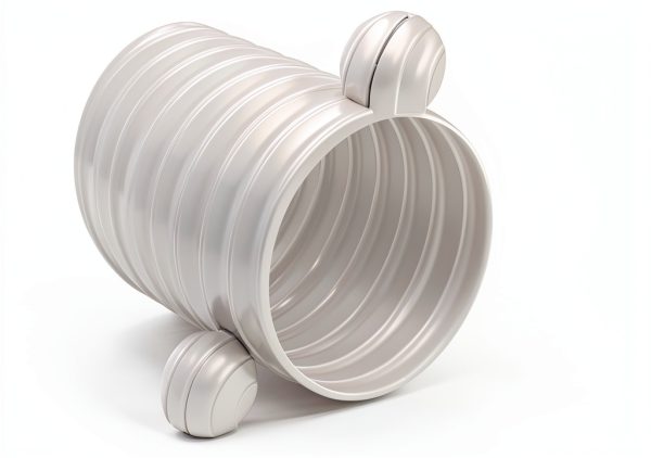 4in x 50ft PVC Dust Collection Hose by Elecoman – Clear Steel Clamps-1