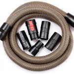 WORKSHOP Wet/Dry Vac Contractor Hose 1-7/8" x 10 ft Heavy‑Duty Plastic-0