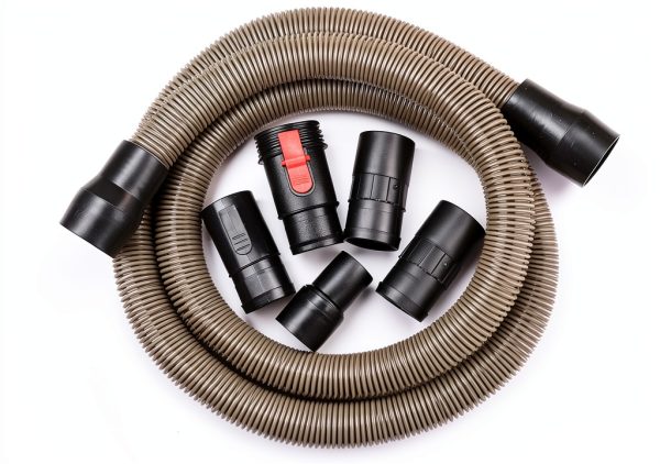 WORKSHOP Wet/Dry Vac Contractor Hose 1-7/8" x 10 ft Heavy‑Duty Plastic-0