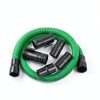 WS25020A Replacement Vacuum Hose, 2-1/2-inch x 7-feet Dual-Flex Locking Shop Vac Hose for Wet Dry Shop Vacuum Cleaners,with 6 Fittings Fits Most Vacuum Cleaners-3