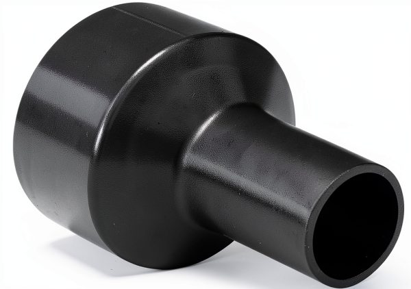 POWERTEC 70140 2-1/2” to 1-1/4” Hose Reducer – Conversion Unit for Dust Collection Accessories, Black-0